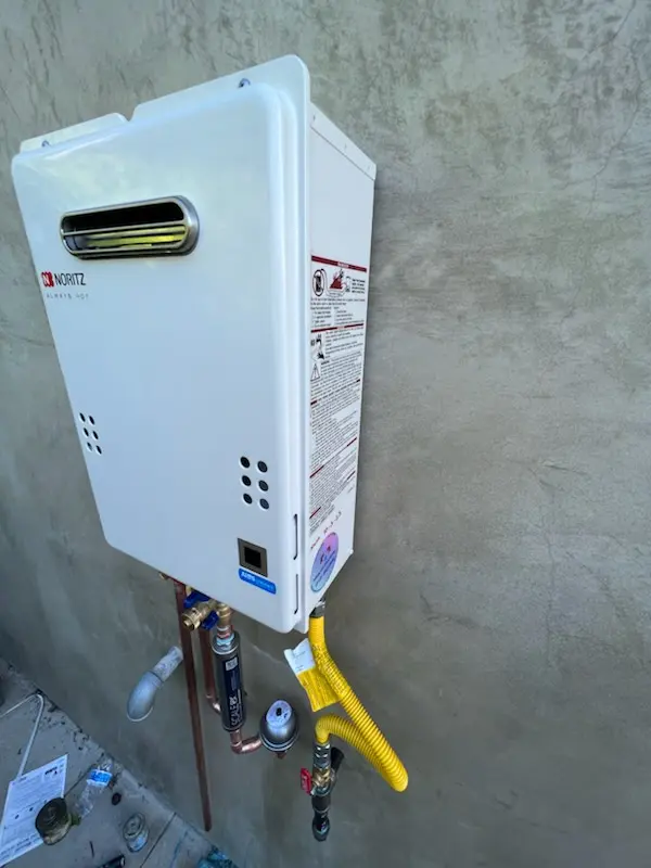 Tankless water heater installation for Clearwater Estates homes